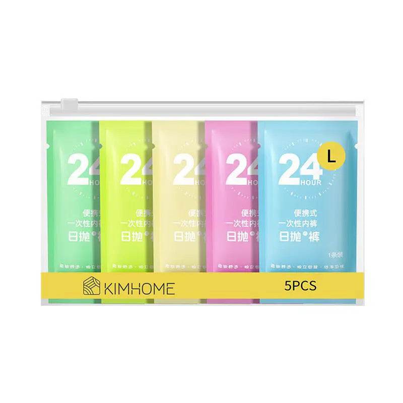 Disposable women's underwear shorts by SHOPEZRA L.L.C., suitable for pregnancy, travel, outdoor use, and daily wear.