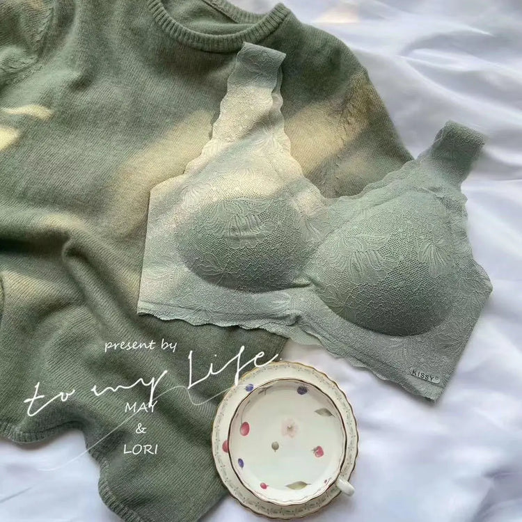 Kissy Series Underwear Traceless Push-up Vest Classic Sling-off Paramelia Non-rimless Bra SHOPEZRA L.L.C.