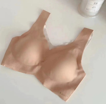 Kissy Series Underwear Traceless Push-up Vest Classic Sling-off Paramelia Non-rimless Bra by Dropshipman