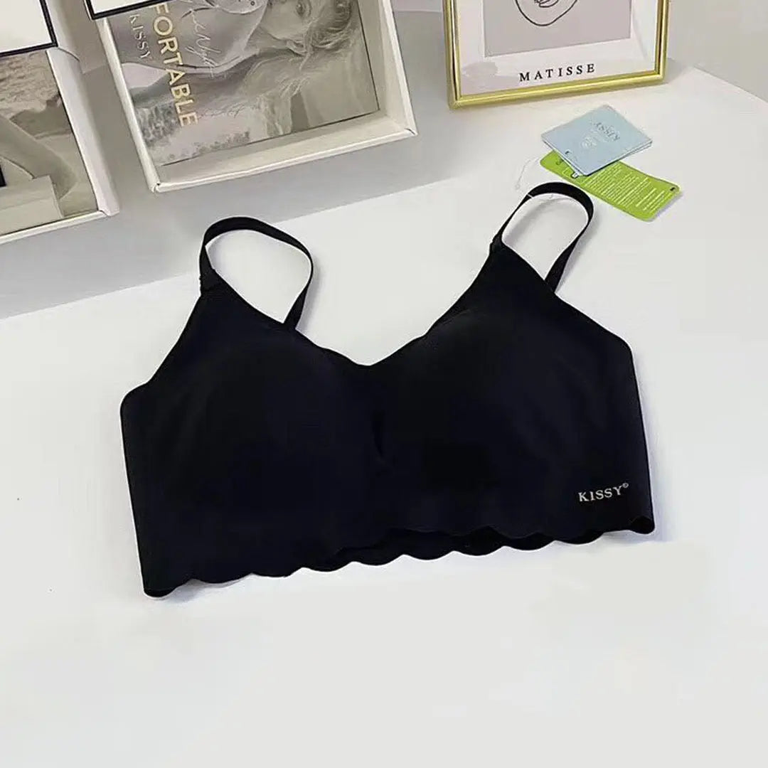 Kissy Series Underwear Traceless Push-up Vest Classic Sling-off Paramelia Non-rimless Bra SHOPEZRA L.L.C.