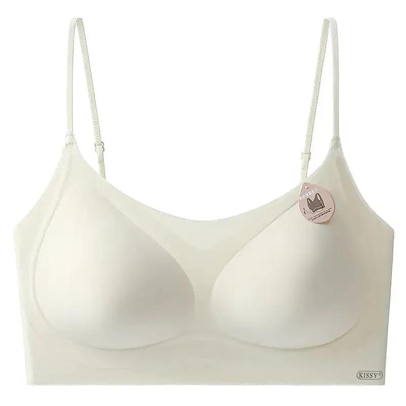 Kissy Series Underwear Traceless Push-up Vest Classic Sling-off Paramelia Non-rimless Bra by Dropshipman