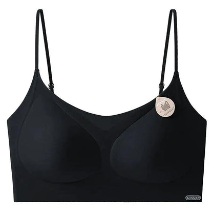 Kissy Series Underwear Traceless Push-up Vest Classic Sling-off Paramelia Non-rimless Bra by Dropshipman