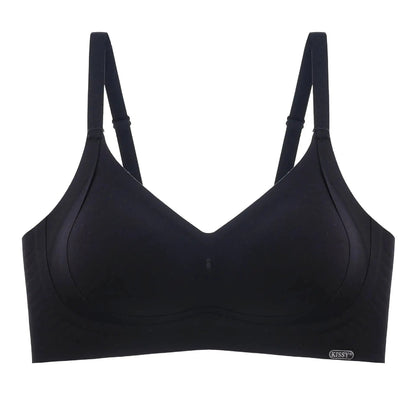 Kissy Series Underwear Traceless Push-up Vest Classic Sling-off Paramelia Non-rimless Bra by Dropshipman