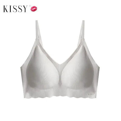 Kissy Series Underwear Traceless Push-up Vest Classic Sling-off Paramelia Non-rimless Bra by Dropshipman
