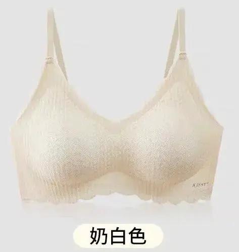 Kissy Series Underwear Traceless Push-up Vest Classic Sling-off Paramelia Non-rimless Bra by Dropshipman