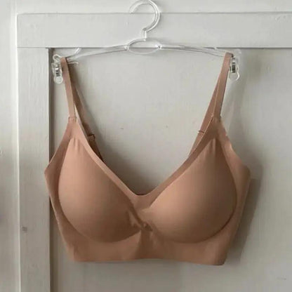 Kissy Series Underwear Traceless Push-up Vest Classic Sling-off Paramelia Non-rimless Bra by Dropshipman