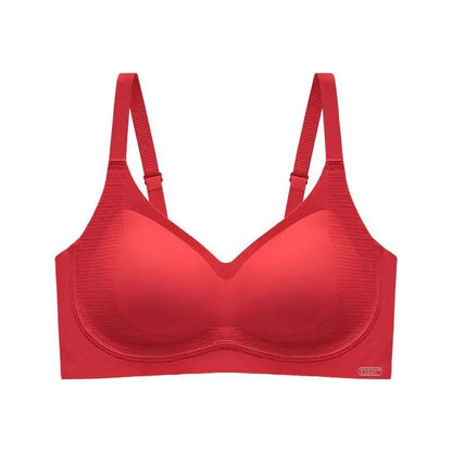 Kissy Series Underwear Traceless Push-up Vest Classic Sling-off Paramelia Non-rimless Bra by Dropshipman