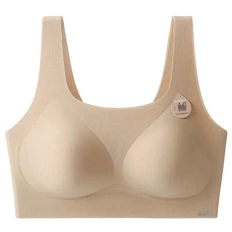 Kissy Series Underwear Traceless Push-up Vest Classic Sling-off Paramelia Non-rimless Bra by Dropshipman
