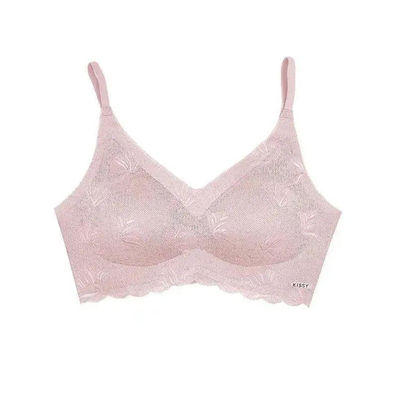Kissy Series Underwear Traceless Push-up Vest Classic Sling-off Paramelia Non-rimless Bra by Dropshipman
