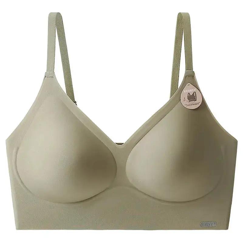 Kissy Series Underwear Traceless Push-up Vest Classic Sling-off Paramelia Non-rimless Bra by Dropshipman