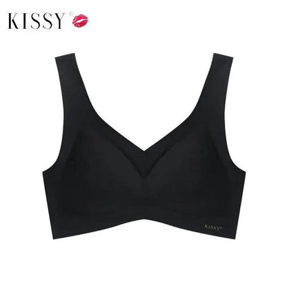 Kissy Series Underwear Traceless Push-up Vest Classic Sling-off Paramelia Non-rimless Bra by Dropshipman