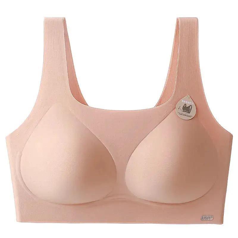 Kissy Series Underwear Traceless Push-up Vest Classic Sling-off Paramelia Non-rimless Bra by Dropshipman