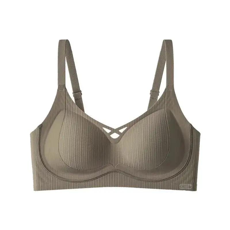 Kissy Series Underwear Traceless Push-up Vest Classic Sling-off Paramelia Non-rimless Bra by Dropshipman