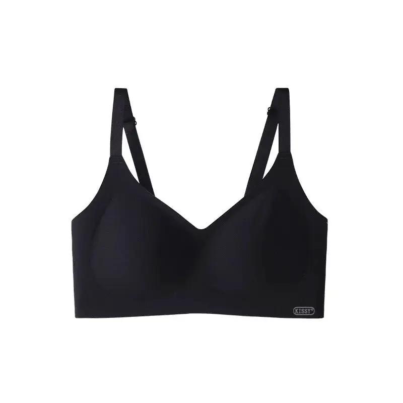 Kissy Series Underwear Traceless Push-up Vest Classic Sling-off Paramelia Non-rimless Bra by Dropshipman
