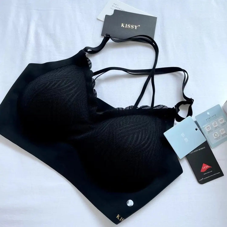 Kissy Series Underwear Traceless Push-up Vest Classic Sling-off Paramelia Non-rimless Bra SHOPEZRA L.L.C.
