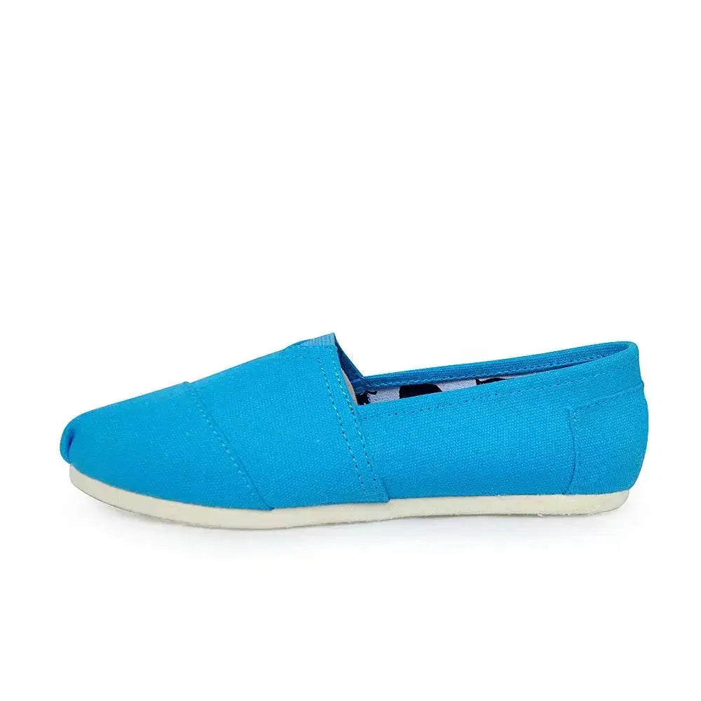 Summer Blue Loafers Men Classic Canvas Flats Shoes Women Comfortable Breathable Men Casual Shoes Slip-on Espadrilles by Dropshipman