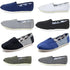 Summer Blue Loafers Men Classic Canvas Flats Shoes Women Comfortable Breathable Men Casual Shoes Slip-on Espadrilles by Dropshipman