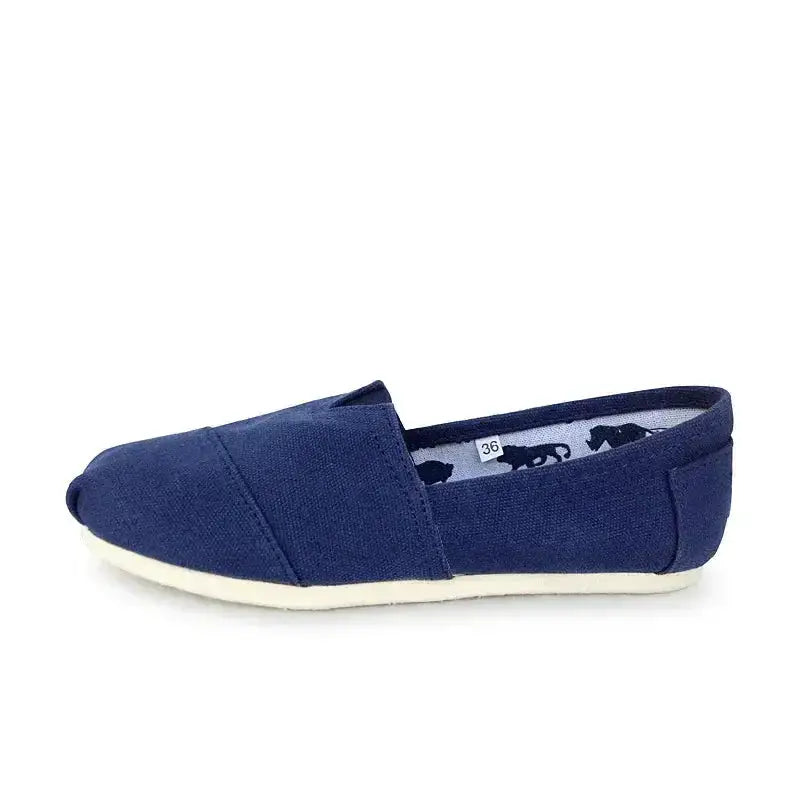 Summer Blue Loafers Men Classic Canvas Flats Shoes Women Comfortable Breathable Men Casual Shoes Slip-on Espadrilles by Dropshipman