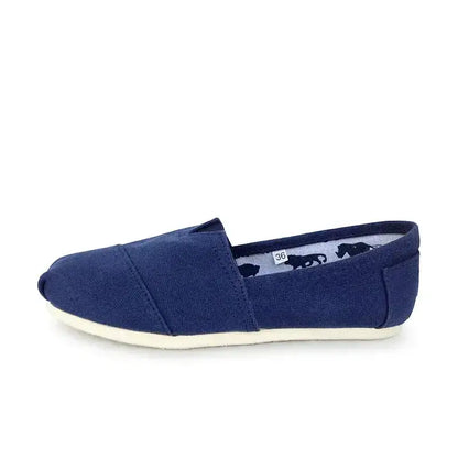 Summer Blue Loafers Men Classic Canvas Flats Shoes Women Comfortable Breathable Men Casual Shoes Slip-on Espadrilles by Dropshipman