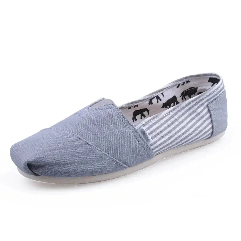 Summer Blue Loafers Men Classic Canvas Flats Shoes Women Comfortable Breathable Men Casual Shoes Slip-on Espadrilles by Dropshipman