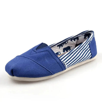 Summer Blue Loafers Men Classic Canvas Flats Shoes Women Comfortable Breathable Men Casual Shoes Slip-on Espadrilles by Dropshipman