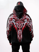 Y2K Gothic Reflective 444 Print Hoodie Men Women Harajuku Streetwear Oversized Black Hooded Sweatshirt Hip Hop Pullover Tops New SHOPEZRA L.L.C.