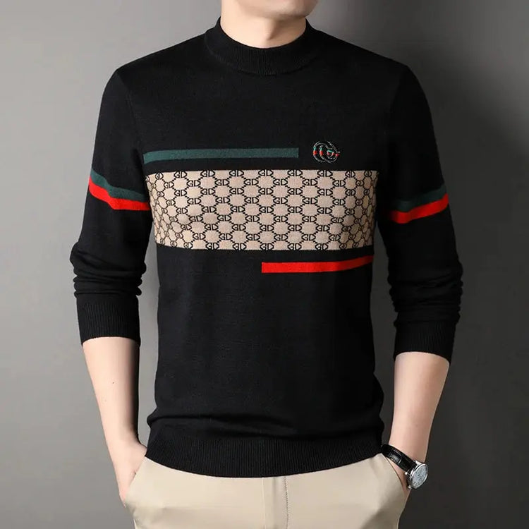New Round Neck Slim Fit Men&