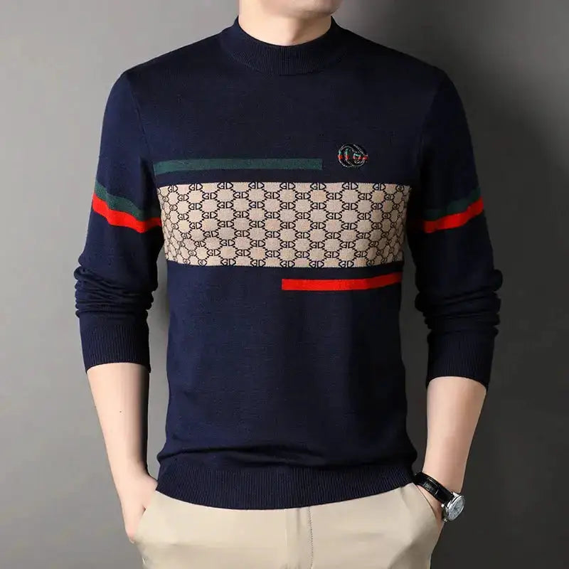 New Round Neck Slim Fit Men&