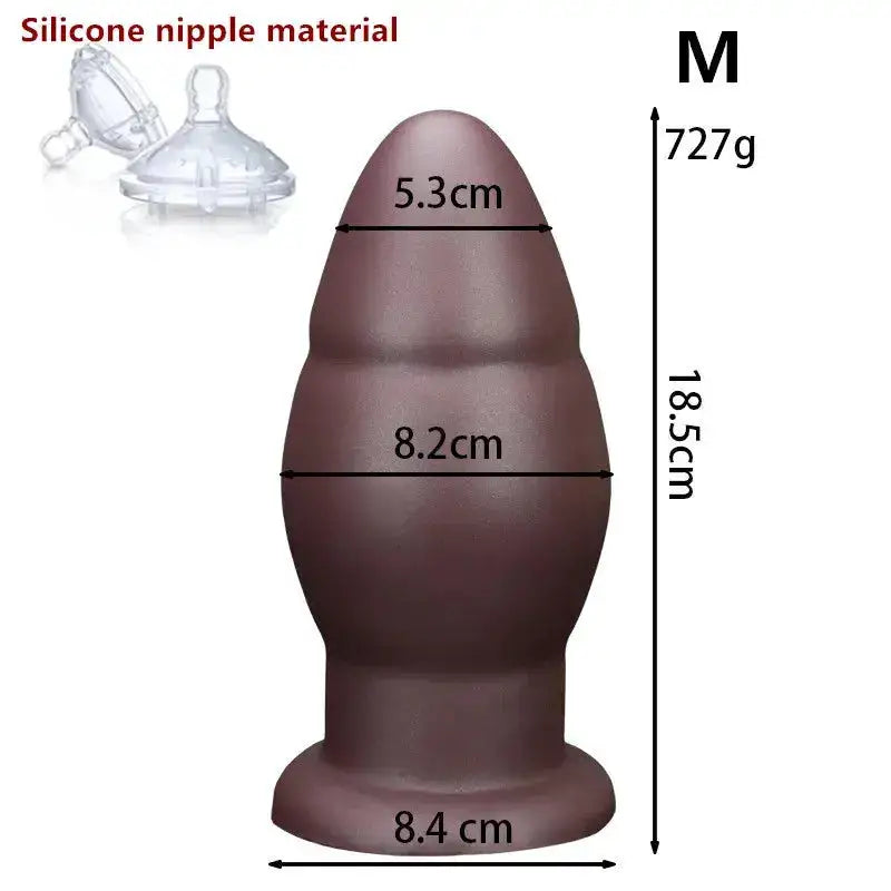 Huge Anal Plug Dildo Soft Big Anal Dilator Stimulate Vaginal Anus Butt Plug Sex Toys for Women and Men Sex Products Sex shop 18+ by Dropshipman