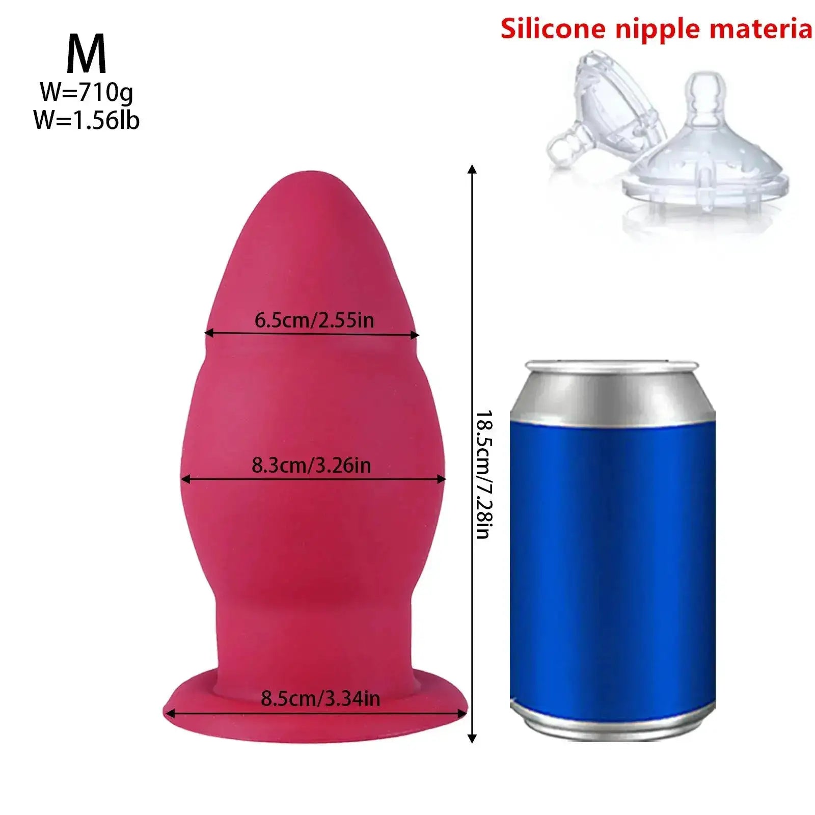 Huge Anal Plug Dildo Soft Big Anal Dilator Stimulate Vaginal Anus Butt Plug Sex Toys for Women and Men Sex Products Sex shop 18+ by Dropshipman
