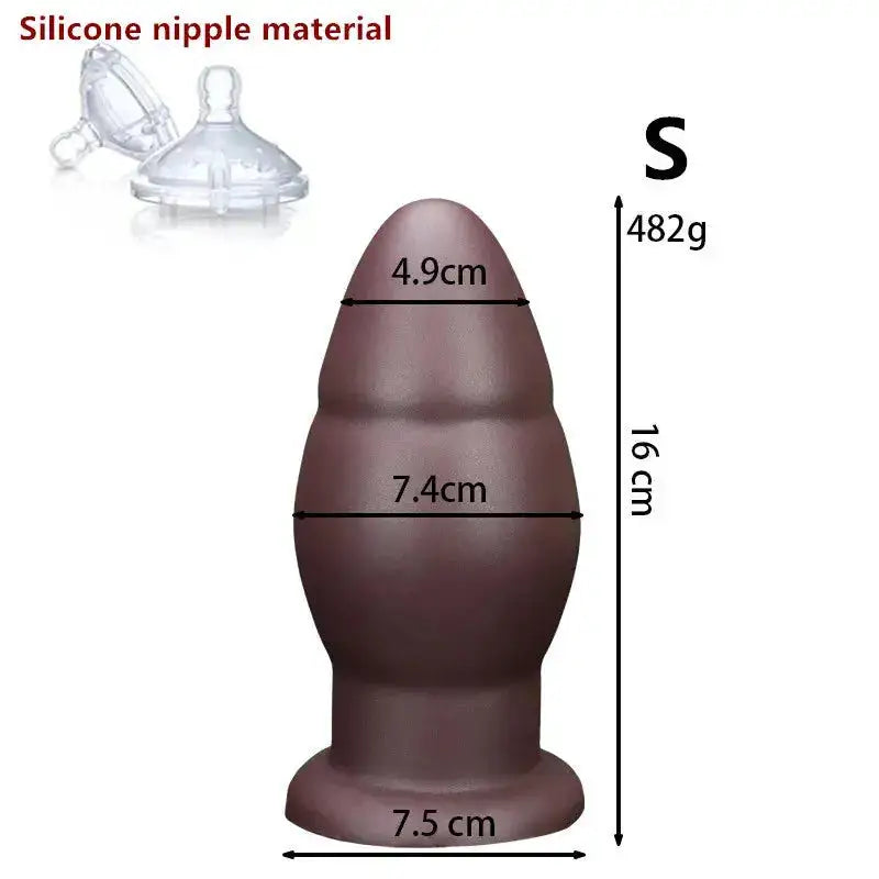Huge Anal Plug Dildo Soft Big Anal Dilator Stimulate Vaginal Anus Butt Plug Sex Toys for Women and Men Sex Products Sex shop 18+ by Dropshipman