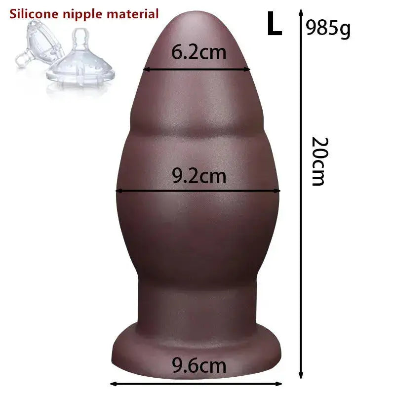 Huge Anal Plug Dildo Soft Big Anal Dilator Stimulate Vaginal Anus Butt Plug Sex Toys for Women and Men Sex Products Sex shop 18+ by Dropshipman