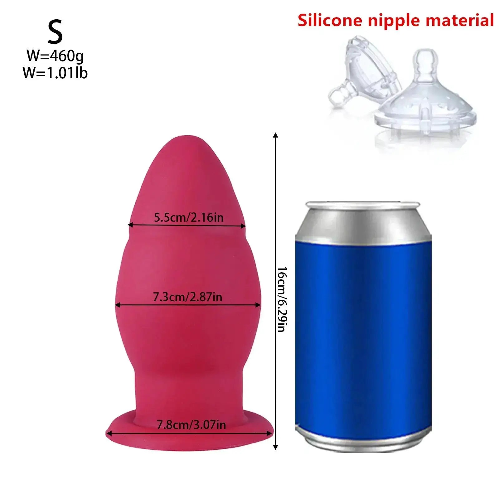 Huge Anal Plug Dildo Soft Big Anal Dilator Stimulate Vaginal Anus Butt Plug Sex Toys for Women and Men Sex Products Sex shop 18+ by Dropshipman