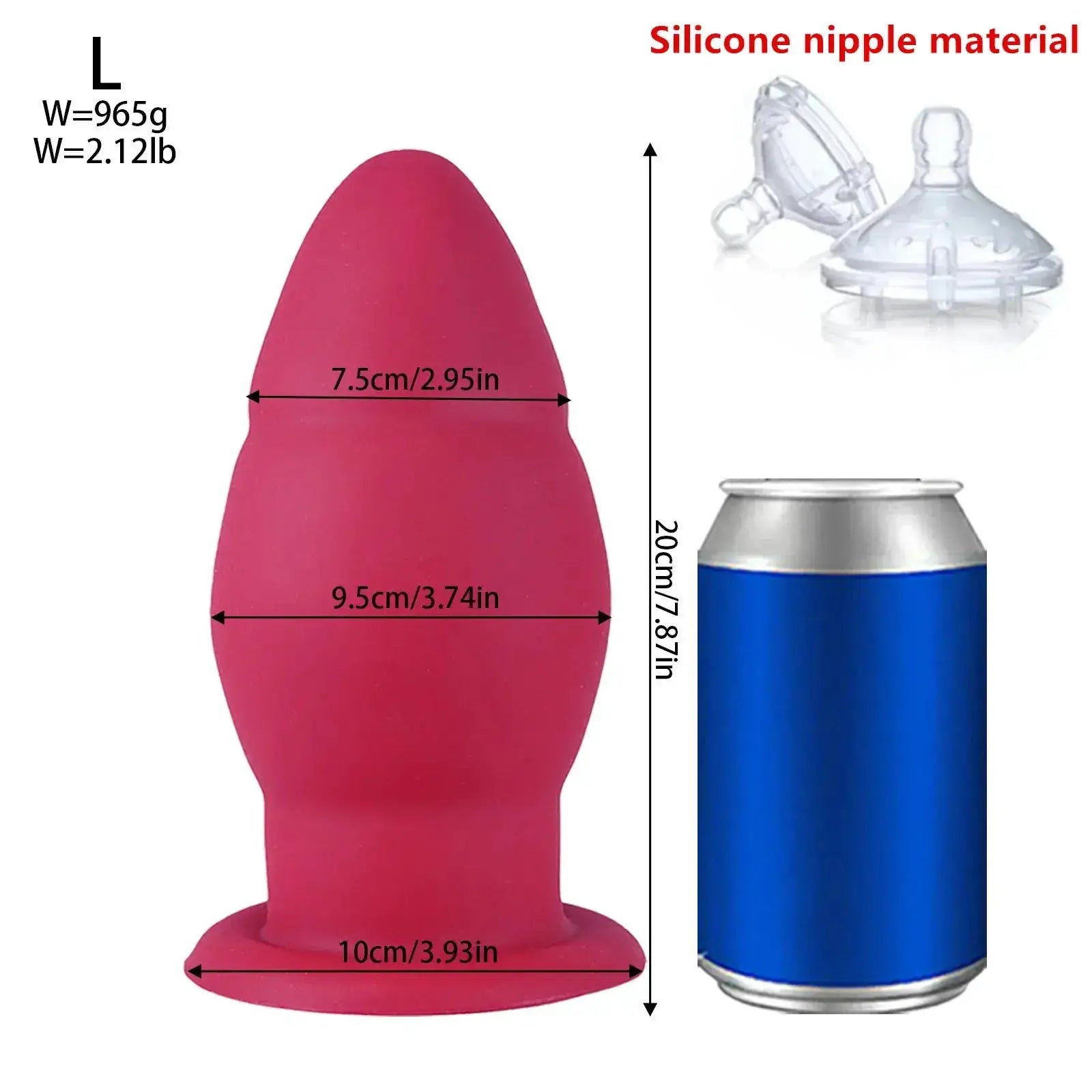 Huge Anal Plug Dildo Soft Big Anal Dilator Stimulate Vaginal Anus Butt Plug Sex Toys for Women and Men Sex Products Sex shop 18+ by Dropshipman