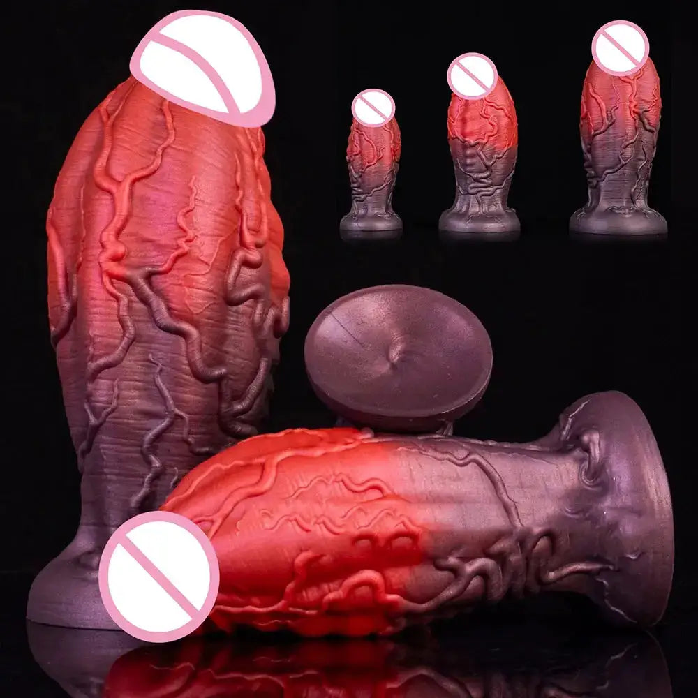 Huge Fantasy Dildo Soft Silicone Penis Anal Plug Prostate Massage Deep Stimulator Dilator Masturbator Adults Sex Toys Butt Plug by Dropshipman
