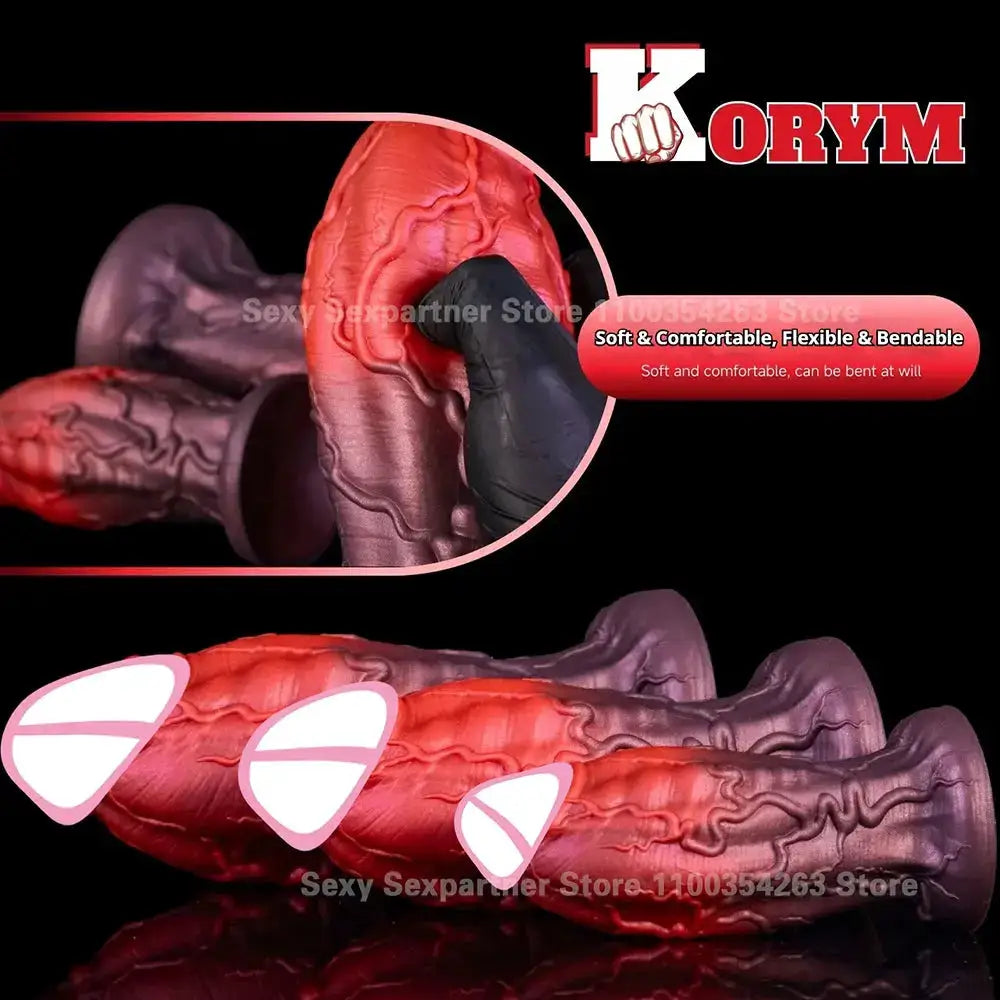 Huge Fantasy Dildo Soft Silicone Penis Anal Plug Prostate Massage Deep Stimulator Dilator Masturbator Adults Sex Toys Butt Plug by Dropshipman