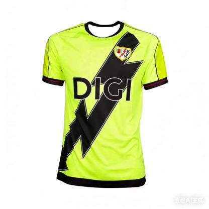 New Rayo Vallecano Home Shirt Adults T-Shirt Y2K Street Style Quick Dry Training Fitness Top Casual Sportswear Family Tees by Dropshipman