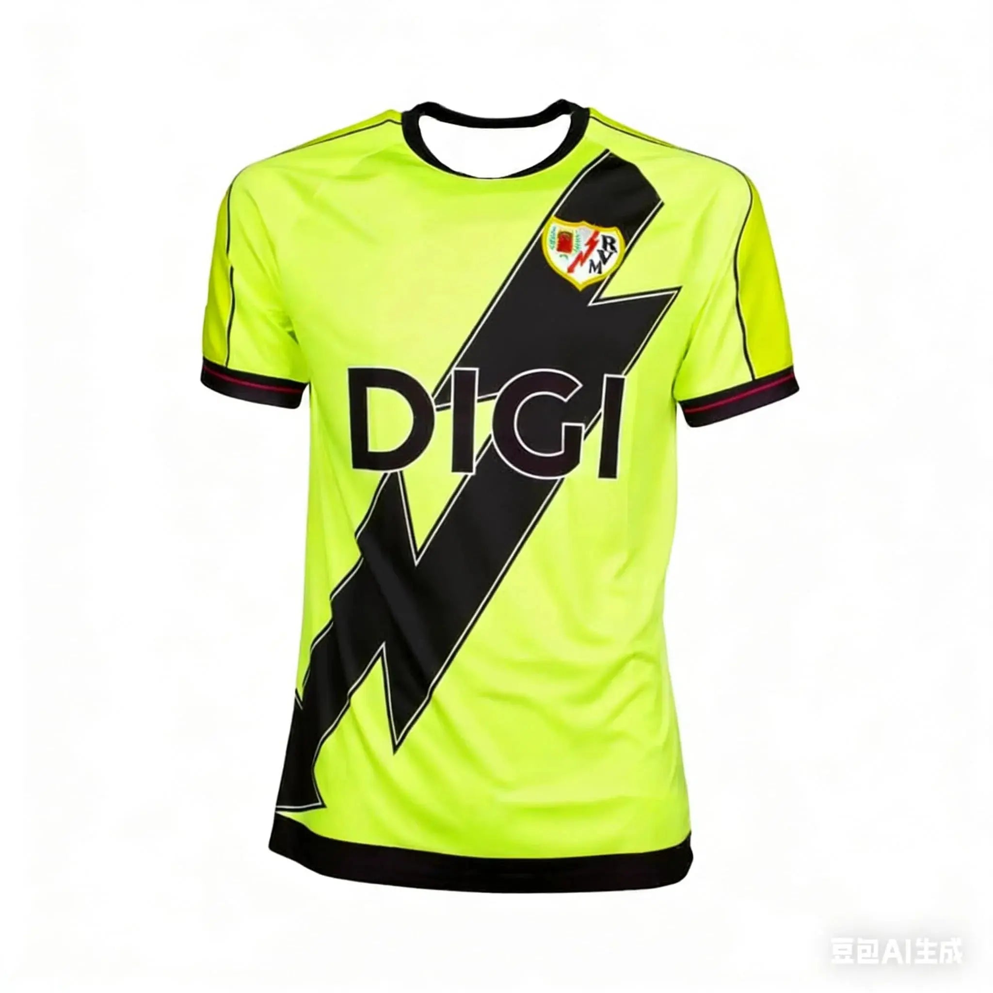 Rayo Vallecano home shirt for adults, Y2K street style quick-dry fitness T-shirt, casual sportswear by SHOPEZRA L.L.C.
