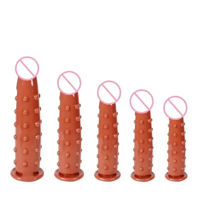 Particle Dildo Penis Vaginal Massage Orgasms Female Masturbator Anal Dildo Butt Plug Sex Toys For Men Women by Dropshipman
