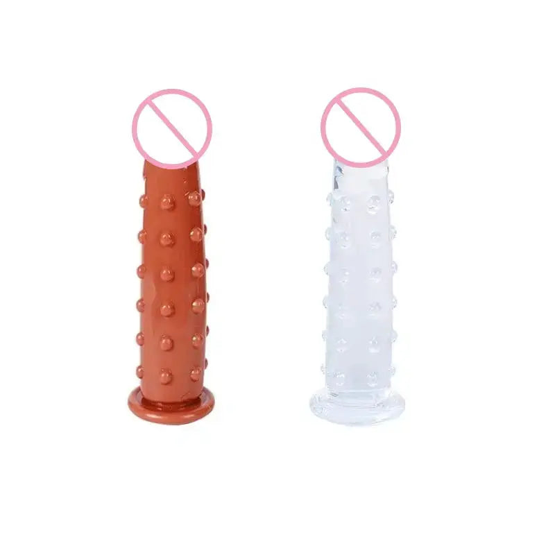 Particle Dildo Penis Vaginal Massage Orgasms Female Masturbator Anal Dildo Butt Plug Sex Toys For Men Women by Dropshipman