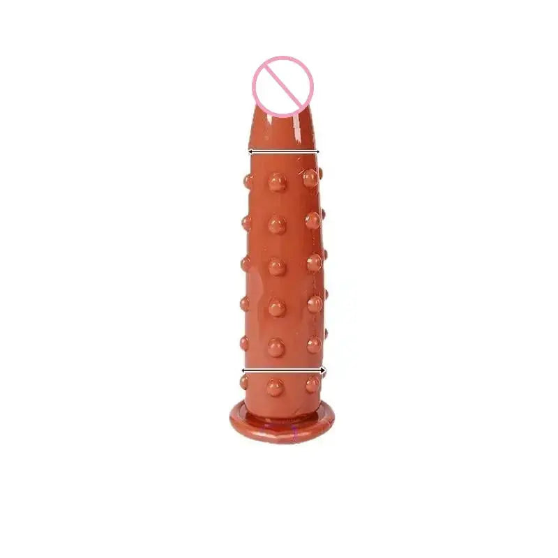 Particle Dildo Penis Vaginal Massage Orgasms Female Masturbator Anal Dildo Butt Plug Sex Toys For Men Women by Dropshipman