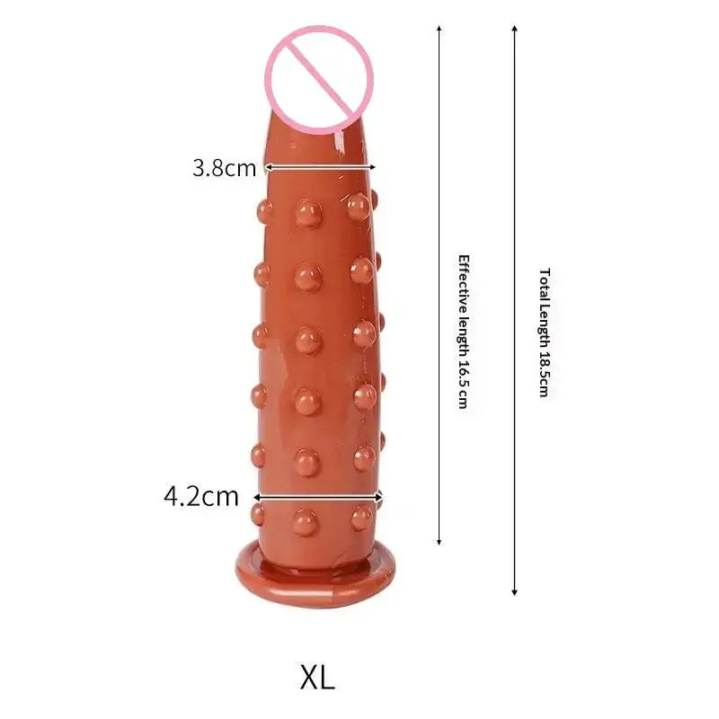 Particle Dildo Penis Vaginal Massage Orgasms Female Masturbator Anal Dildo Butt Plug Sex Toys For Men Women by Dropshipman
