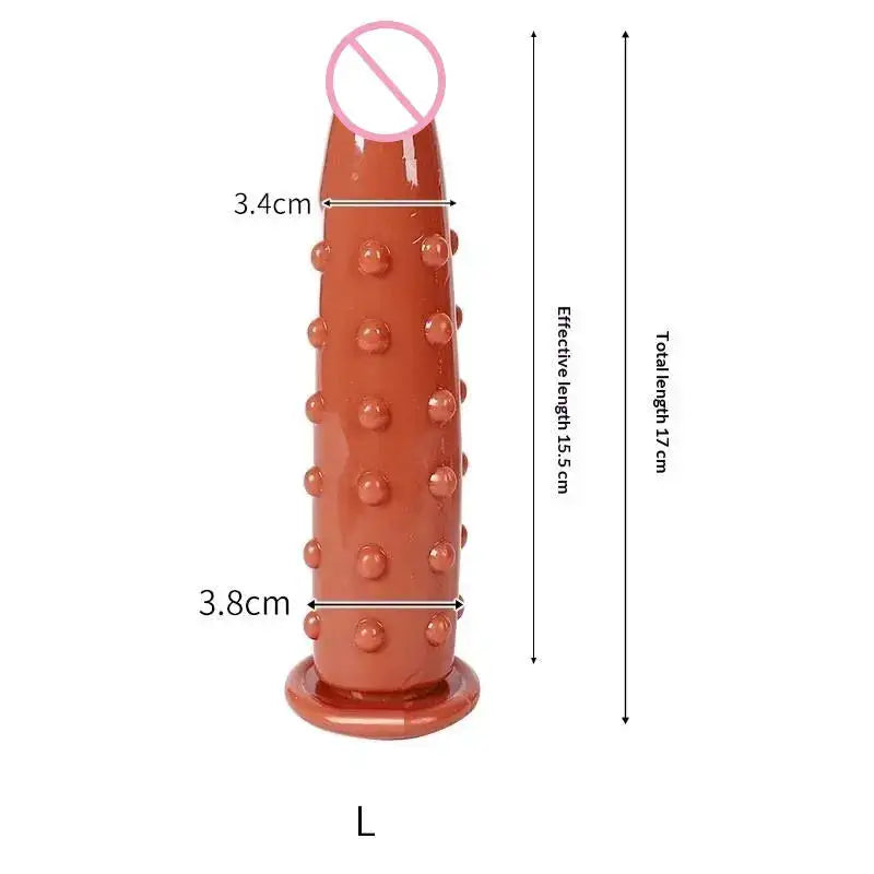 Particle Dildo Penis Vaginal Massage Orgasms Female Masturbator Anal Dildo Butt Plug Sex Toys For Men Women by Dropshipman