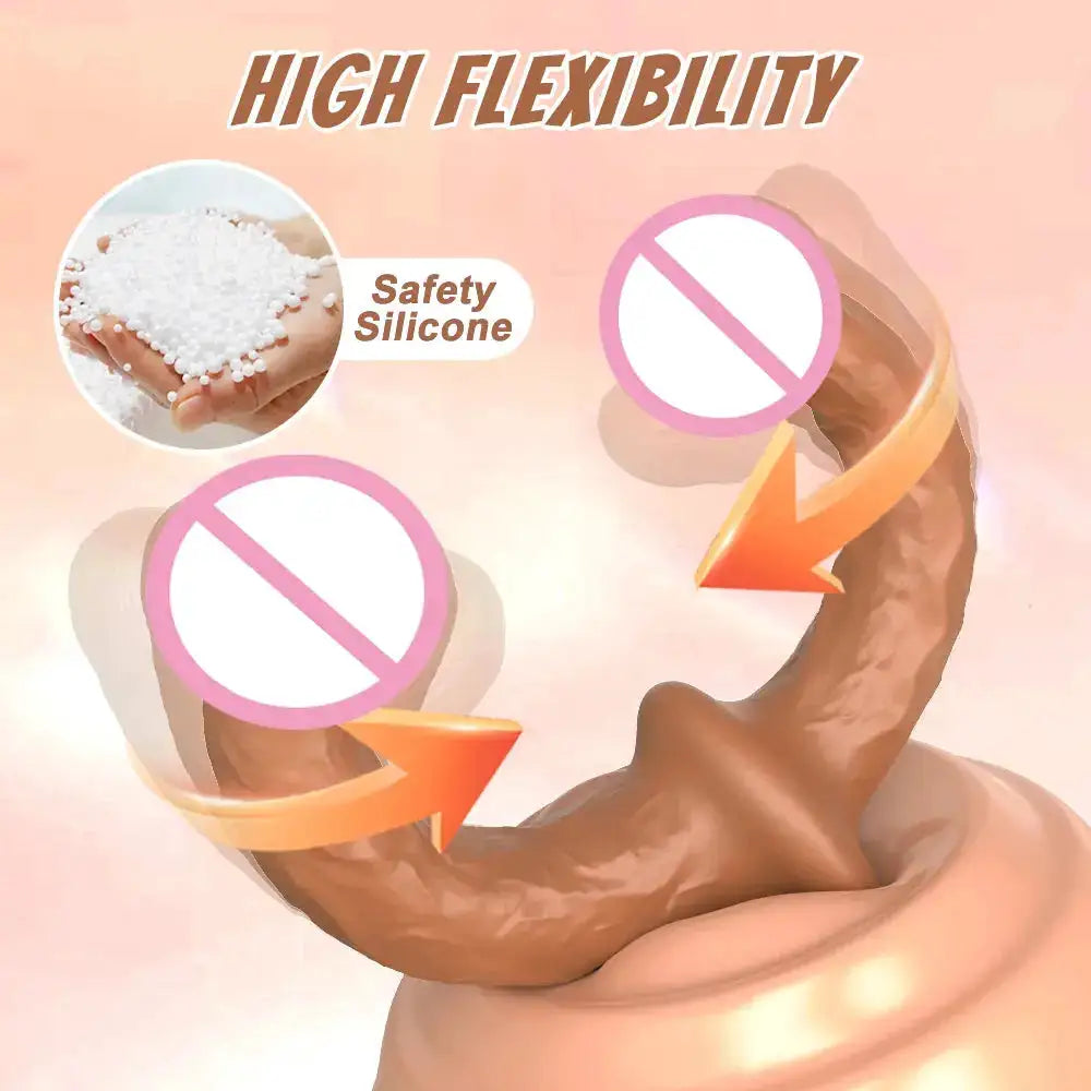 Strapless Strapon Dildo Vibrator 3 in 1 Sex Toys for Adult Double Penetration Anal Plug Anal Beads Vibrators for Women Lesbian by Dropshipman