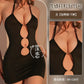 Leopard Print Wild Nightgown for Women, Sexy Short Skirt, Tempting Breast-Revealing Halterneck Suspender Nightgown, Tight Pajamas, Sexy Underwear SHOPEZRA L.L.C.
