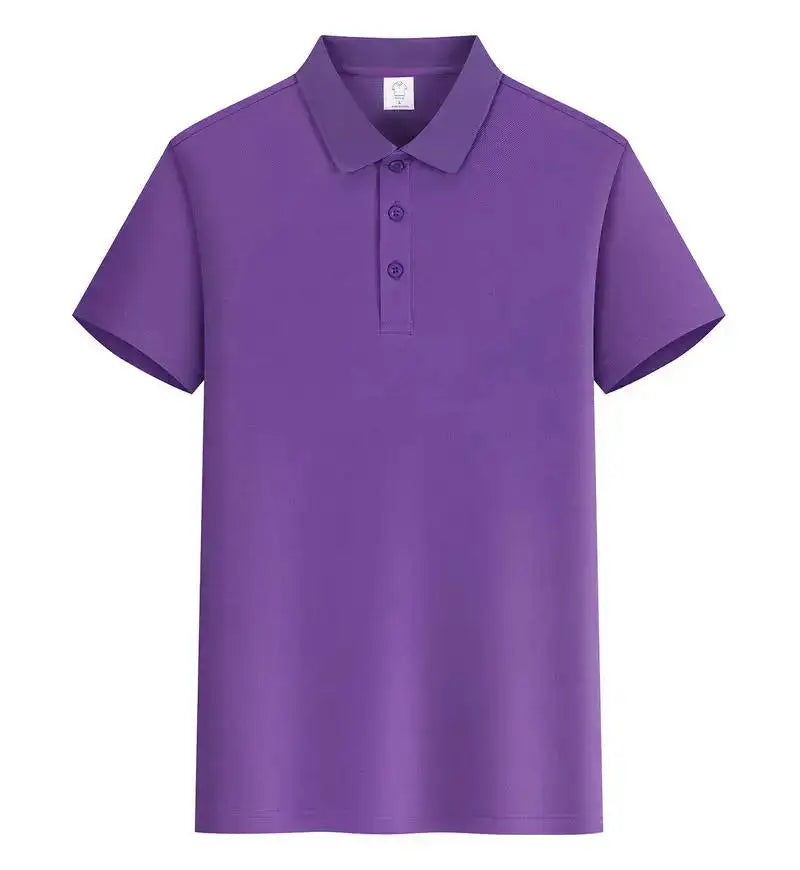 EU Size POLO Customized LOGO Polo Shirt Men Summer Men&