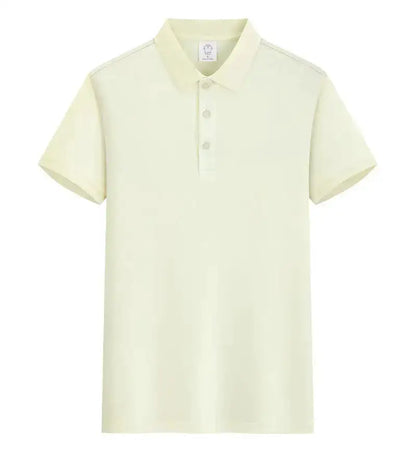 EU Size POLO Customized LOGO Polo Shirt Men Summer Men&