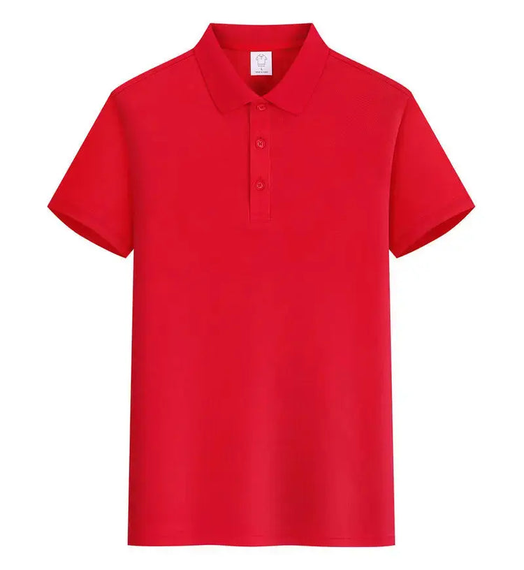 EU Size POLO Customized LOGO Polo Shirt Men Summer Men&