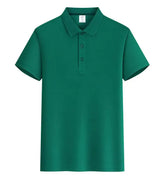 EU Size POLO Customized LOGO Polo Shirt Men Summer Men&