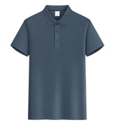 EU Size POLO Customized LOGO Polo Shirt Men Summer Men&